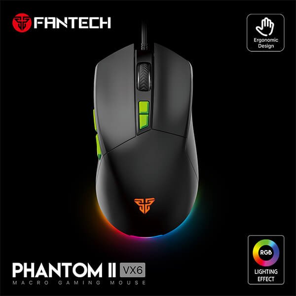 FANTECH PHANTOM II VX6 GAMING MOUSE