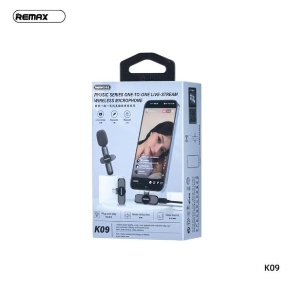 Remax K09 Ryusic Series One To One Type-C Microphone